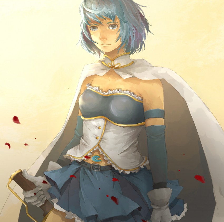 miki sayaka (mahou shoujo madoka magica) drawn by yupi_(yupi)