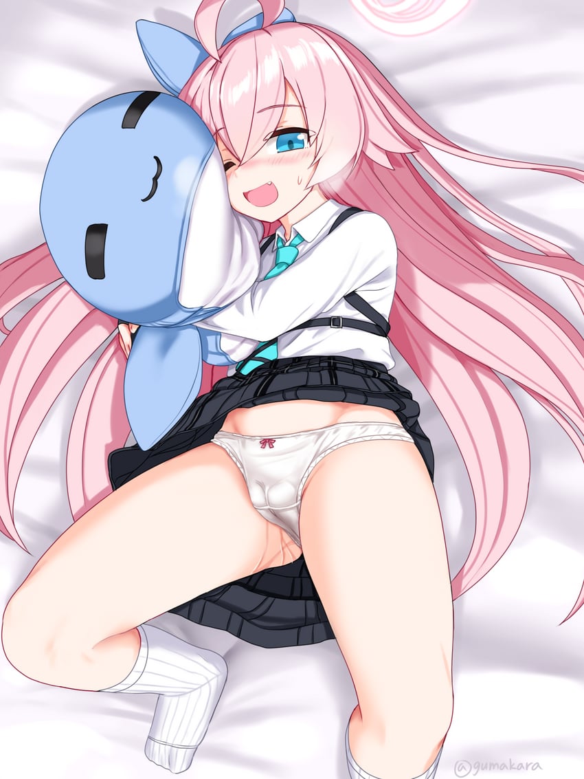 hoshino (blue archive) drawn by gumakara