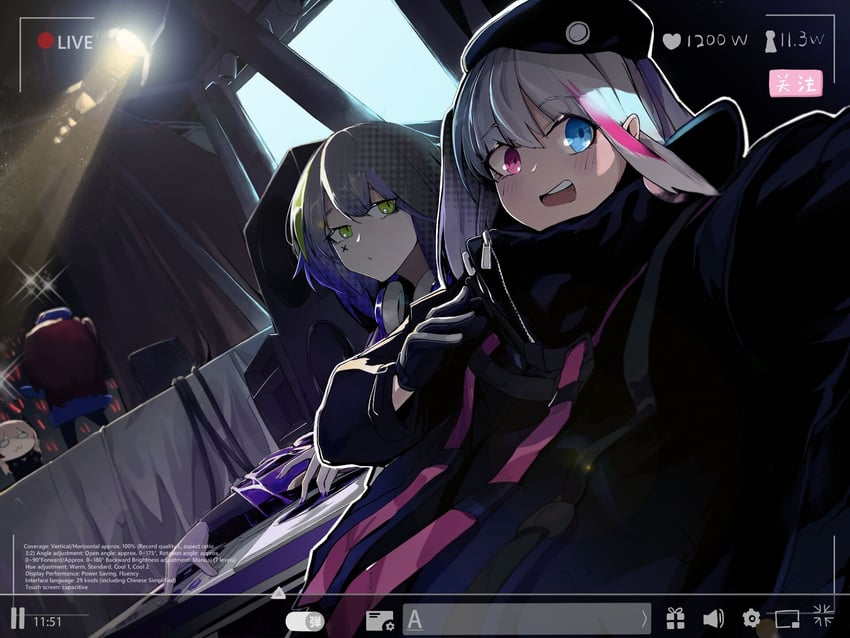mdr, m4 sopmod ii jr, 6p62, and groove (girls' frontline and 1 more) drawn by aoye_de_feiqiu_zhihui