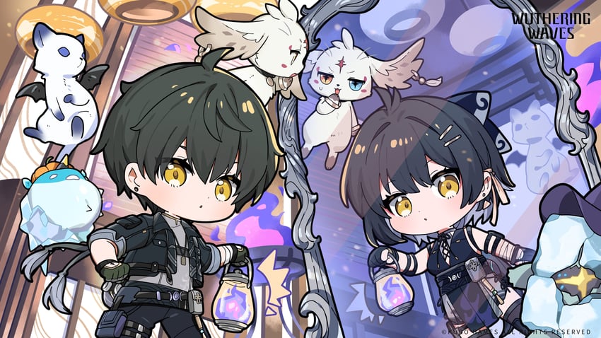 rover, female rover, male rover, abby, gulpuff, and 1 more (wuthering waves)