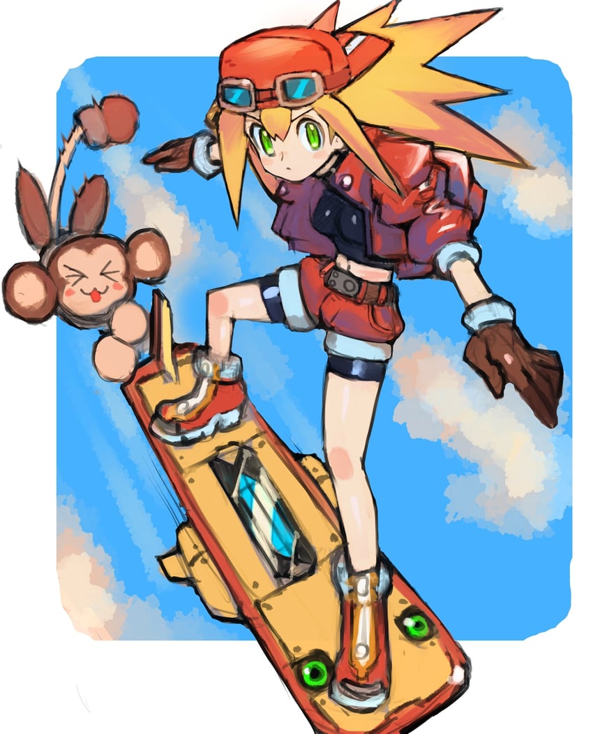 roll caskett and data (mega man and 1 more) drawn by dakusuta