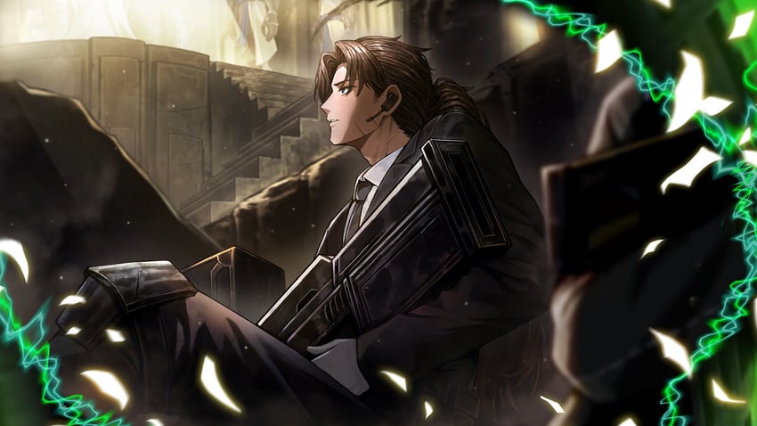 heathcliff (project moon and 2 more) drawn by nai_ga