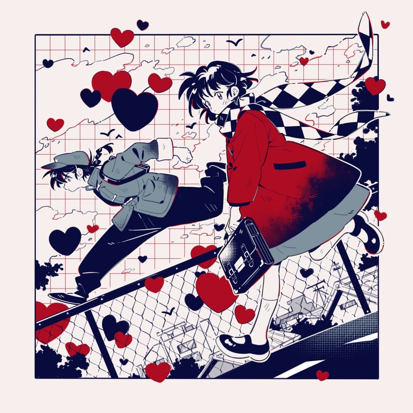 tendou akane and saotome ranma (ranma 1/2) drawn by siyer