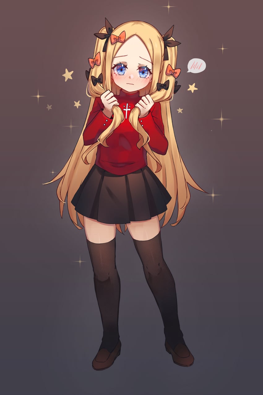 abigail williams and tohsaka rin (fate and 2 more) drawn by miya_(miyaruta)