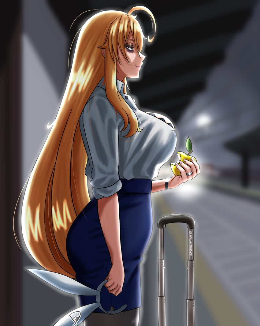 artoria pendragon (fate and 1 more) drawn by romulproduce