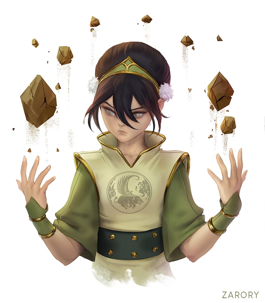 toph beifong (avatar legends) drawn by zarory