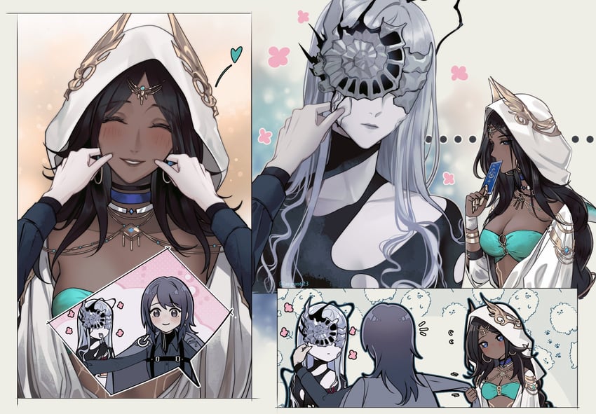 chief, female chief, stargazer, and pylgia (path to nowhere) drawn by angon623