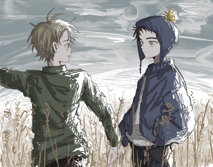 craig tucker and tweek tweak (south park) drawn by wa_noko