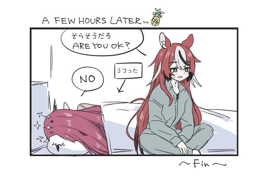 hakos baelz and irys (hololive and 2 more) drawn by ramphastostella