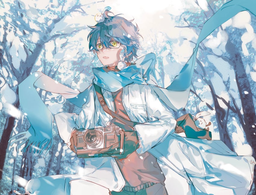 ike eveland and quilldren (nijisanji and 1 more) drawn by xun_lin