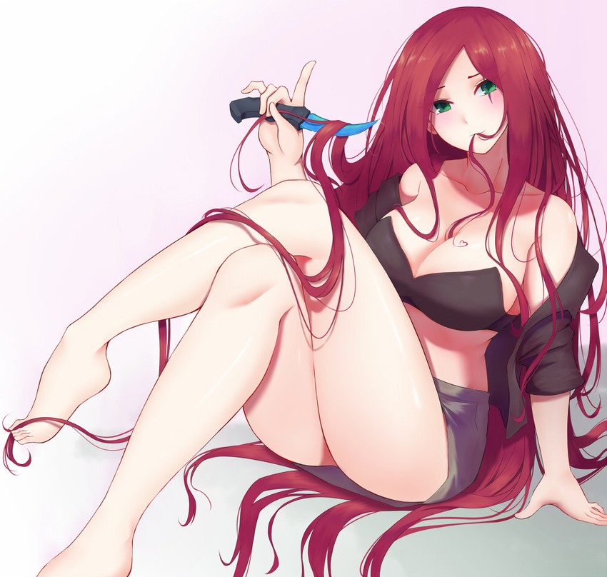 katarina (league of legends and 2 more) drawn by popoman