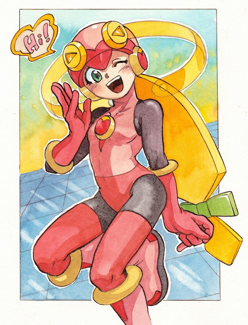 roll.exe (mega man and 1 more) drawn by ikamera
