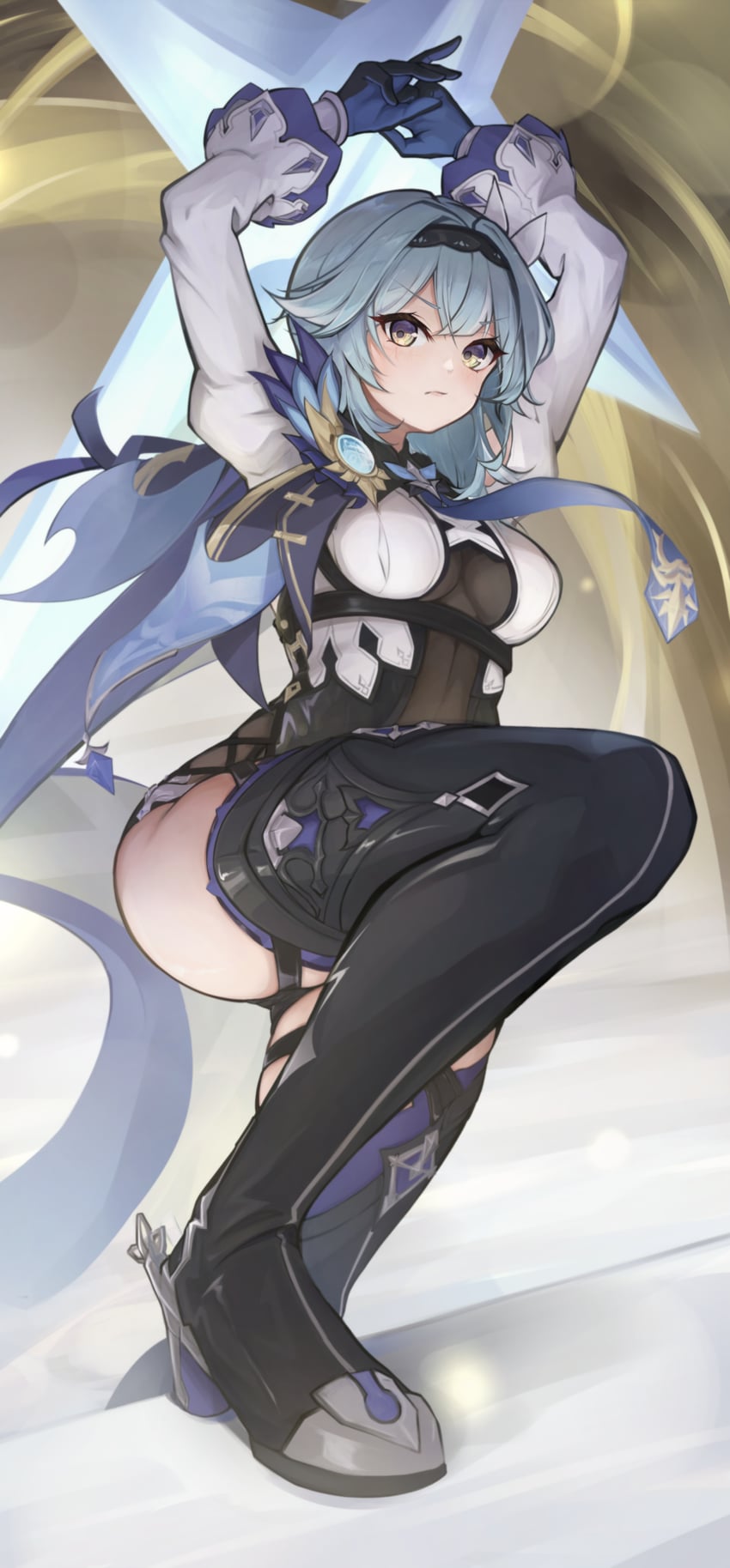 eula (genshin impact) drawn by kanotype