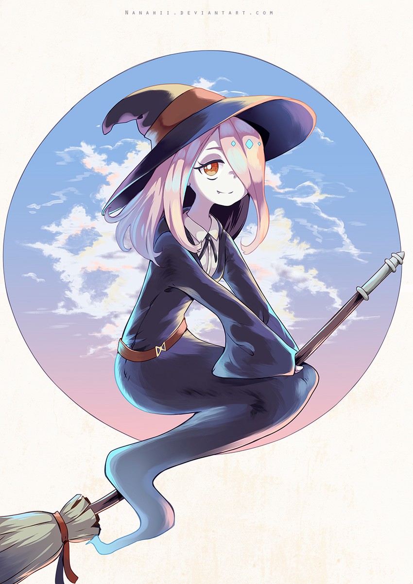 sucy manbavaran (little witch academia) drawn by nanahii