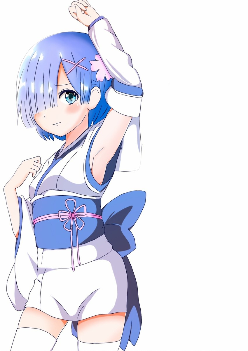rem (re:zero kara hajimeru isekai seikatsu) drawn by tourun_hori-kun