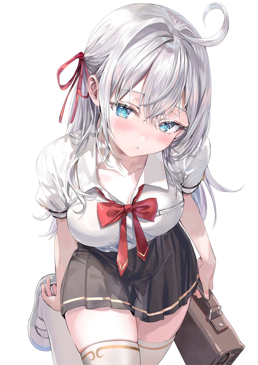 alisa mikhailovna kujou (tokidoki bosotto roshia-go de dereru tonari no alya-san) drawn by momoko_(momopoco)
