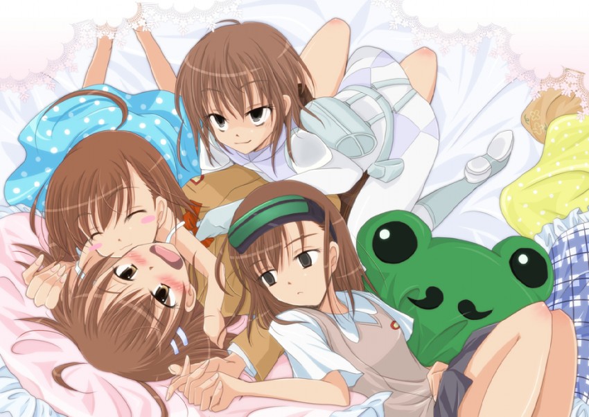 misaka mikoto, last order, gekota, misaka imouto, and misaka worst (toaru majutsu no index and 2 more) drawn by nora-toro