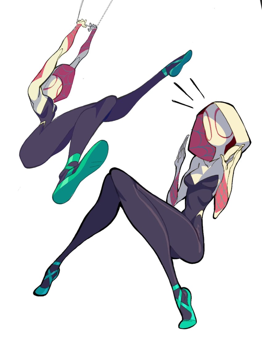 spider-gwen (marvel and 3 more) drawn by tuckeryart