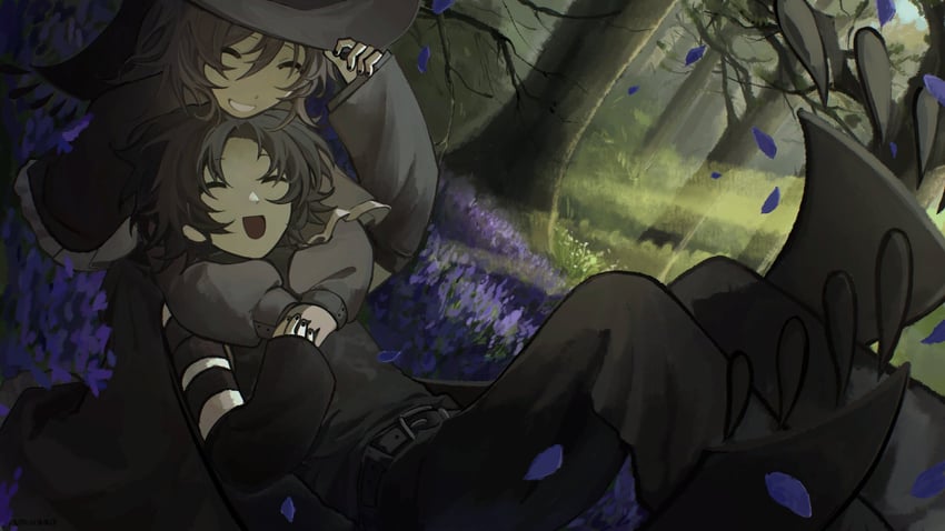 two time and azure (roblox and 1 more) drawn by kamwaao