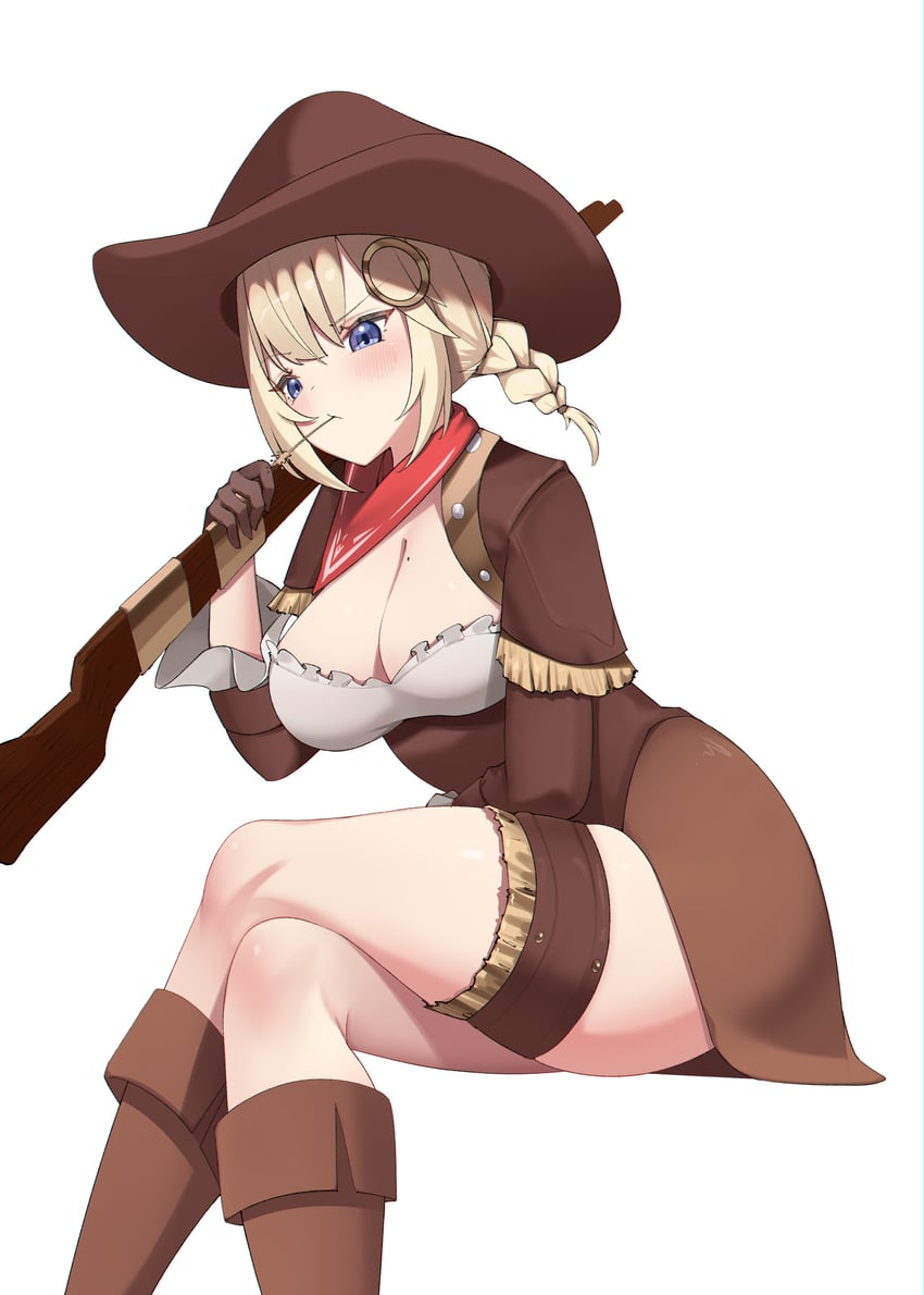 watson amelia (hololive and 1 more) drawn by skaarl_(artist)