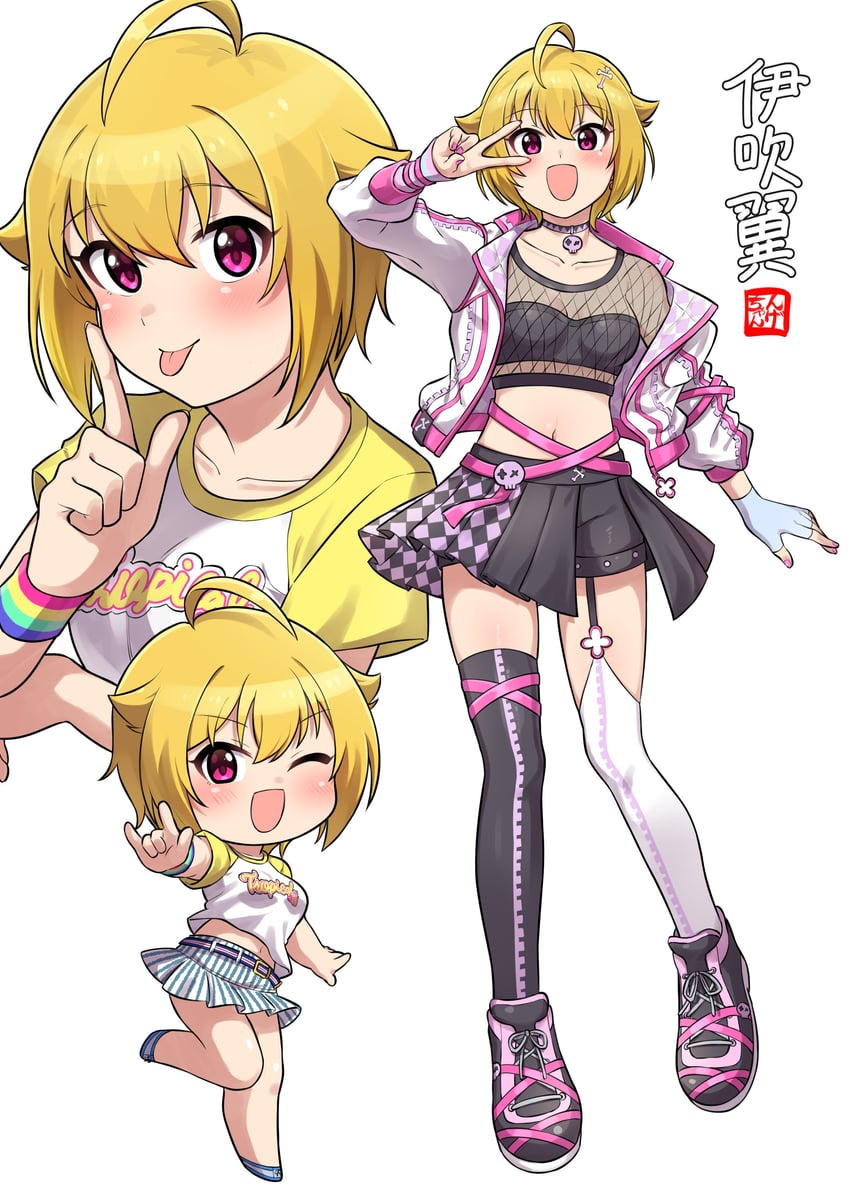 ibuki tsubasa (idolmaster and 2 more) drawn by ngetyan