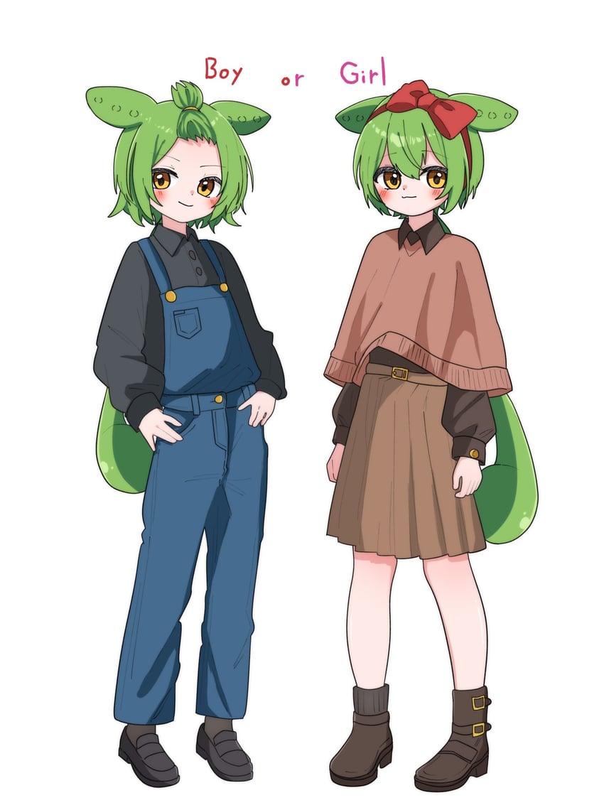 zundamon (voiceroid and 1 more) drawn by haru_maron