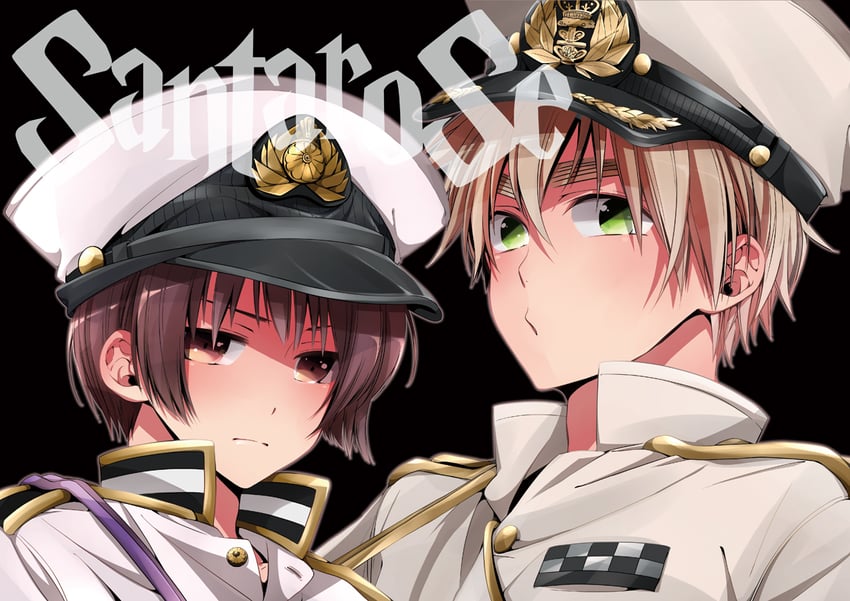 united kingdom and japan (axis powers hetalia) drawn by youko_(santarose)