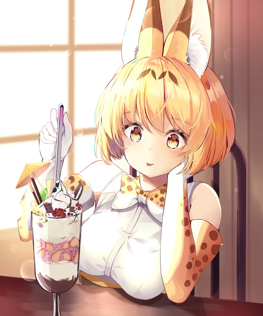 serval (kemono friends) drawn by animal_ears_(norankkori)