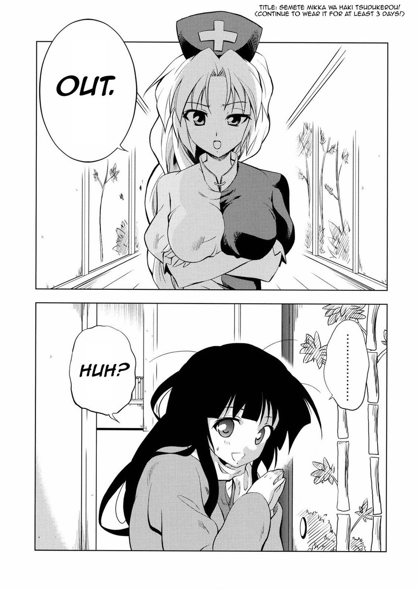 houraisan kaguya and yagokoro eirin (touhou) drawn by hachi_(chihagura)