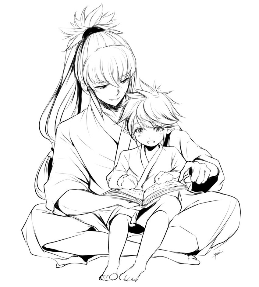 takumi and male kana (fire emblem and 1 more) drawn by yori_(a_a_yori)