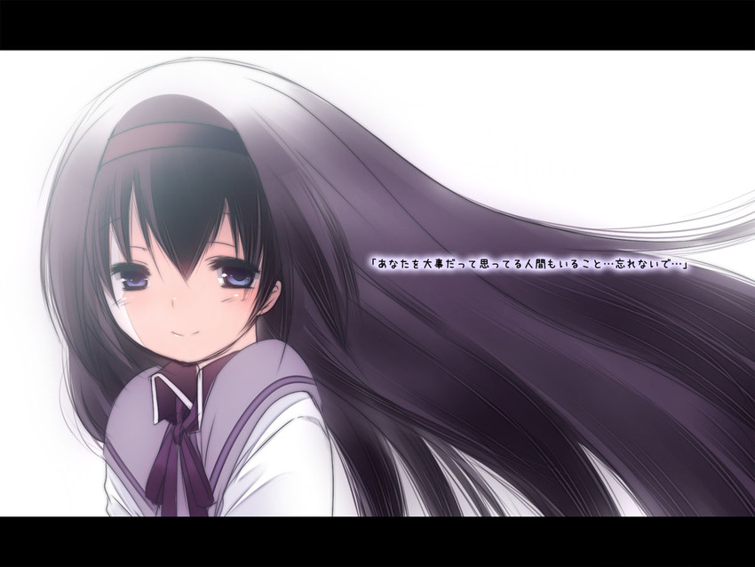 akemi homura (mahou shoujo madoka magica) drawn by fujisaki_hikari