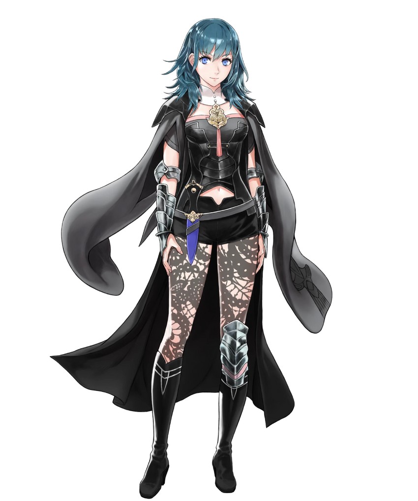 female byleth (fire emblem and 2 more) drawn by hirooka_masaki