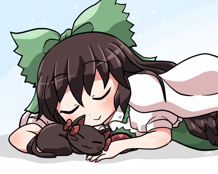 kaenbyou rin and reiuji utsuho (touhou) drawn by rokugou_daisuke