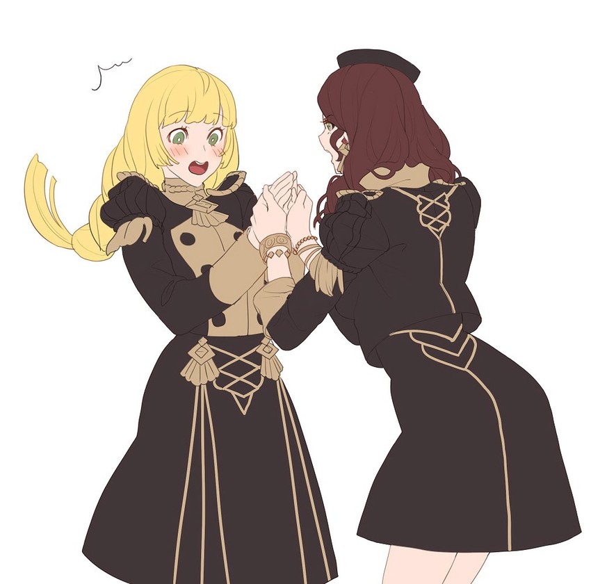 dorothea arnault and ingrid brandl galatea (fire emblem and 1 more) drawn by fajyobore