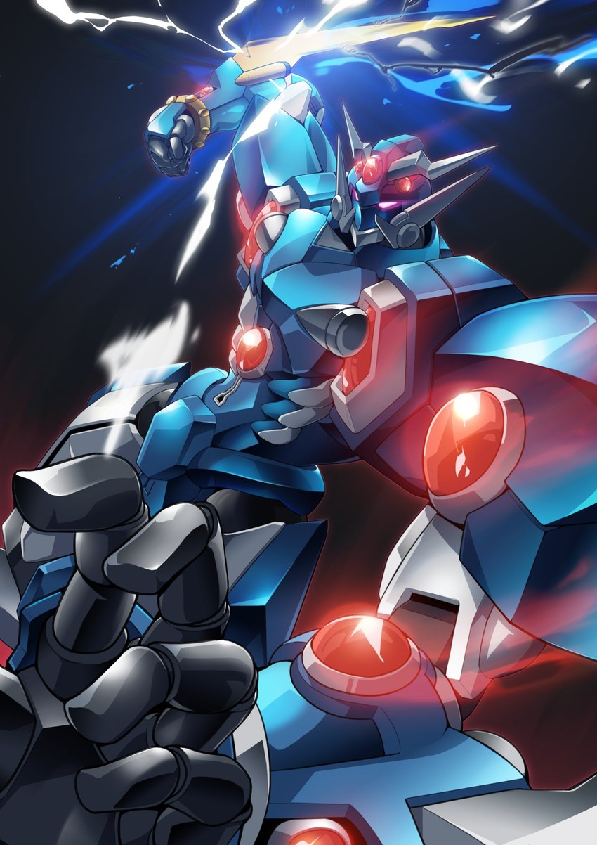soulgain (super robot wars and 1 more) drawn by gamiani_zero