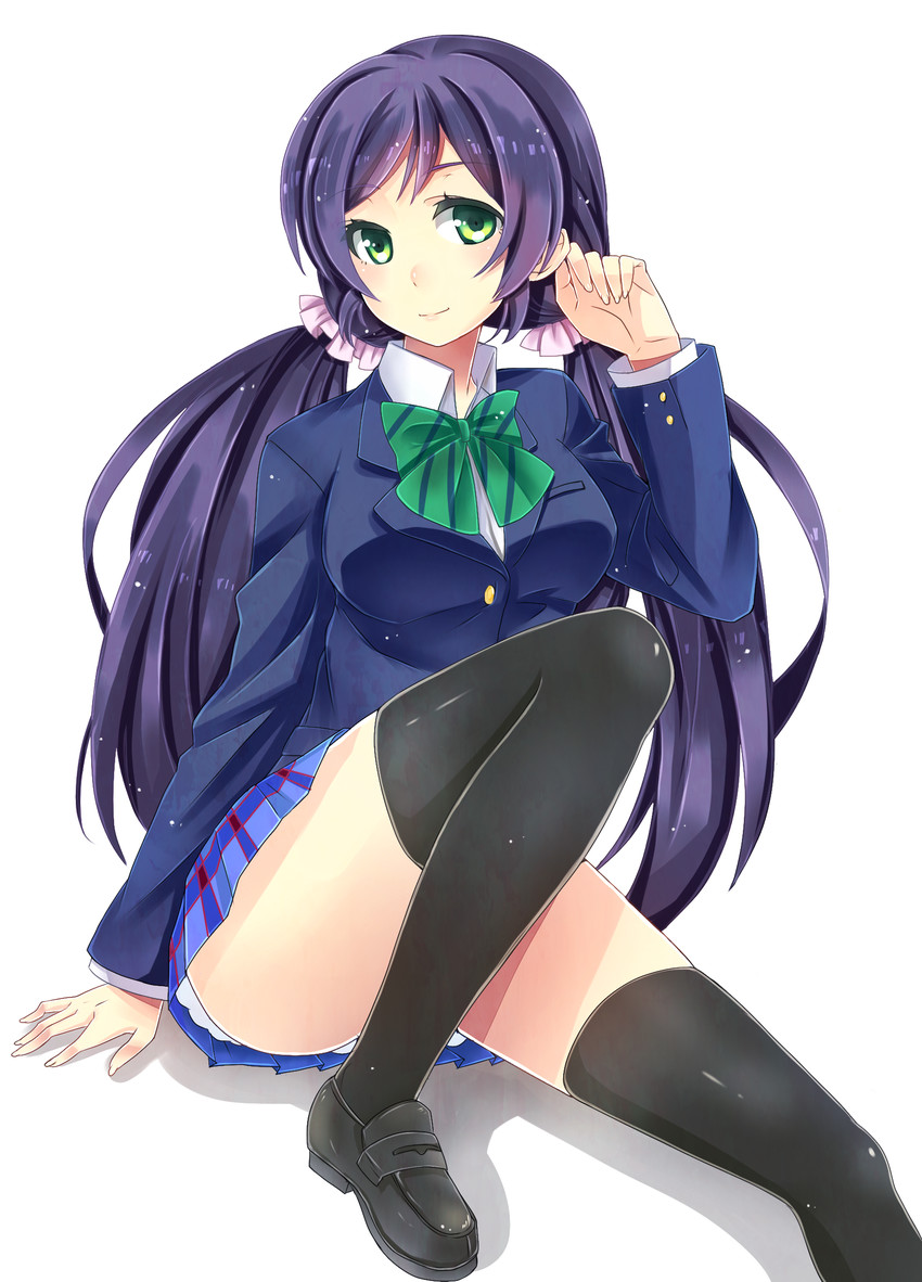 tojo nozomi (love live! and 1 more) drawn by miu91_(miu91_)