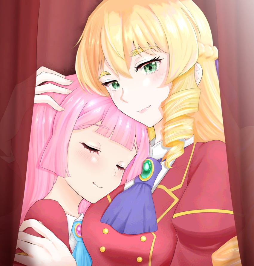 grace auvergne and anna doll (akuyaku reijou tensei ojisan) drawn by minori-tei