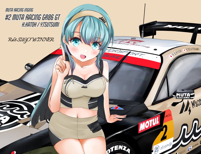 yamaguchi miu (super gt and 2 more) drawn by hiroki_tanabe
