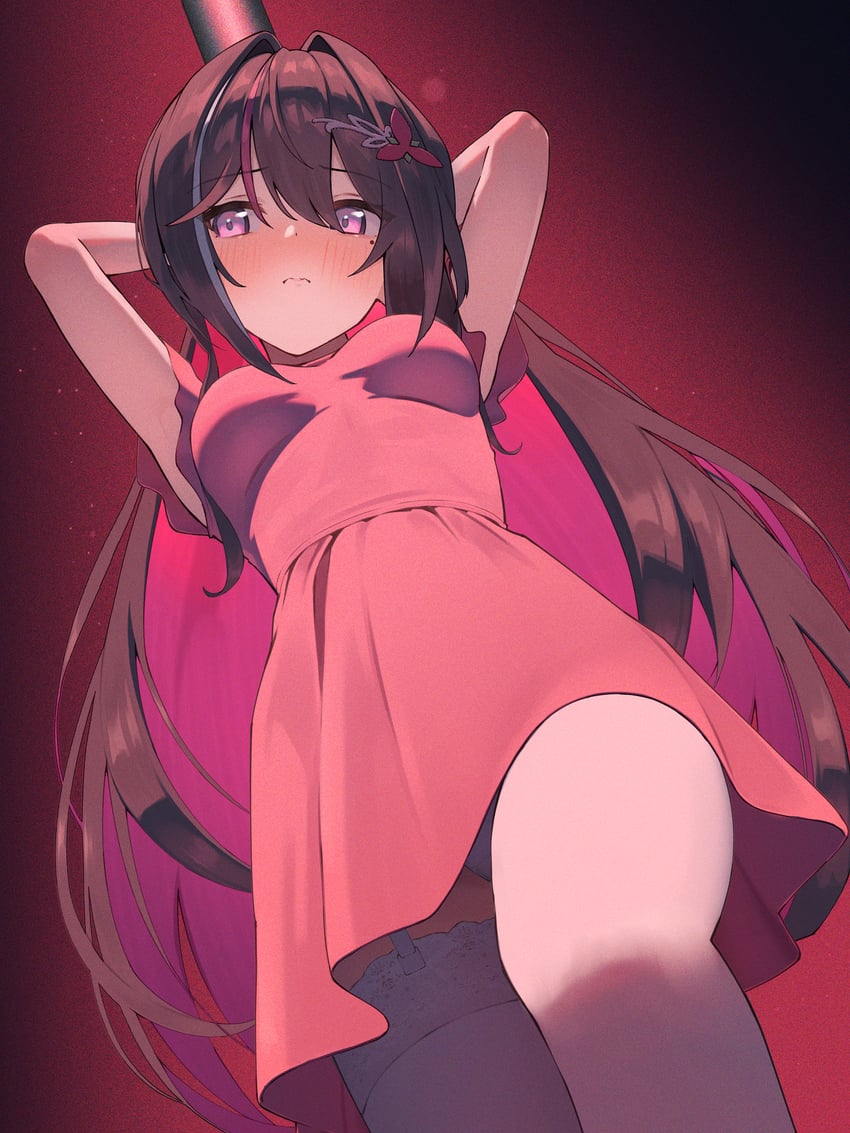 azki (hololive and 1 more) drawn by ecli_xx