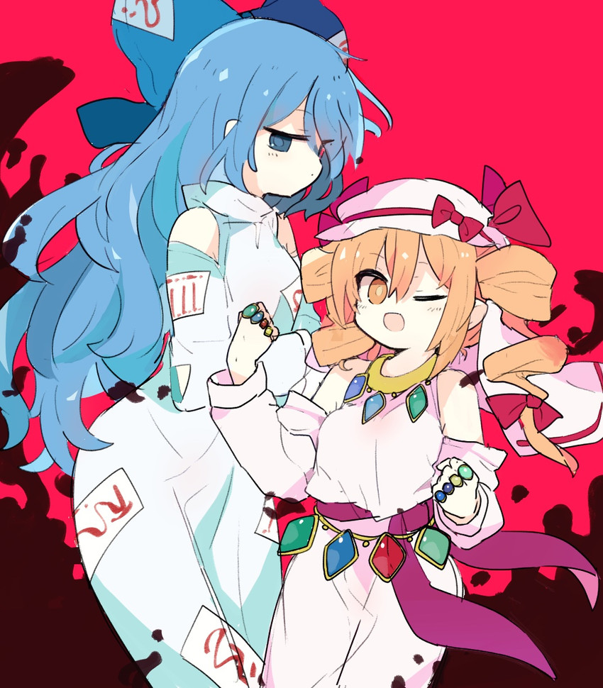 yorigami shion and yorigami jo'on (touhou and 1 more) drawn by 76gpo