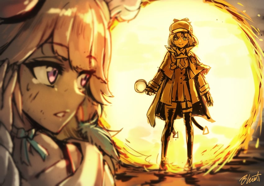 takanashi kiara and watson amelia (hololive and 5 more) drawn by buru-dai