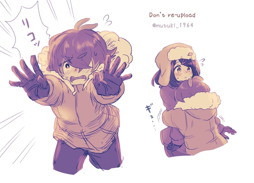 liko and dot (pokemon and 1 more) drawn by mutsuki_(tsugaidanuki)