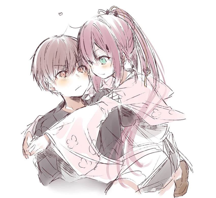 kamiyama shiki and takahara hairi (summer pockets) drawn by chi_no