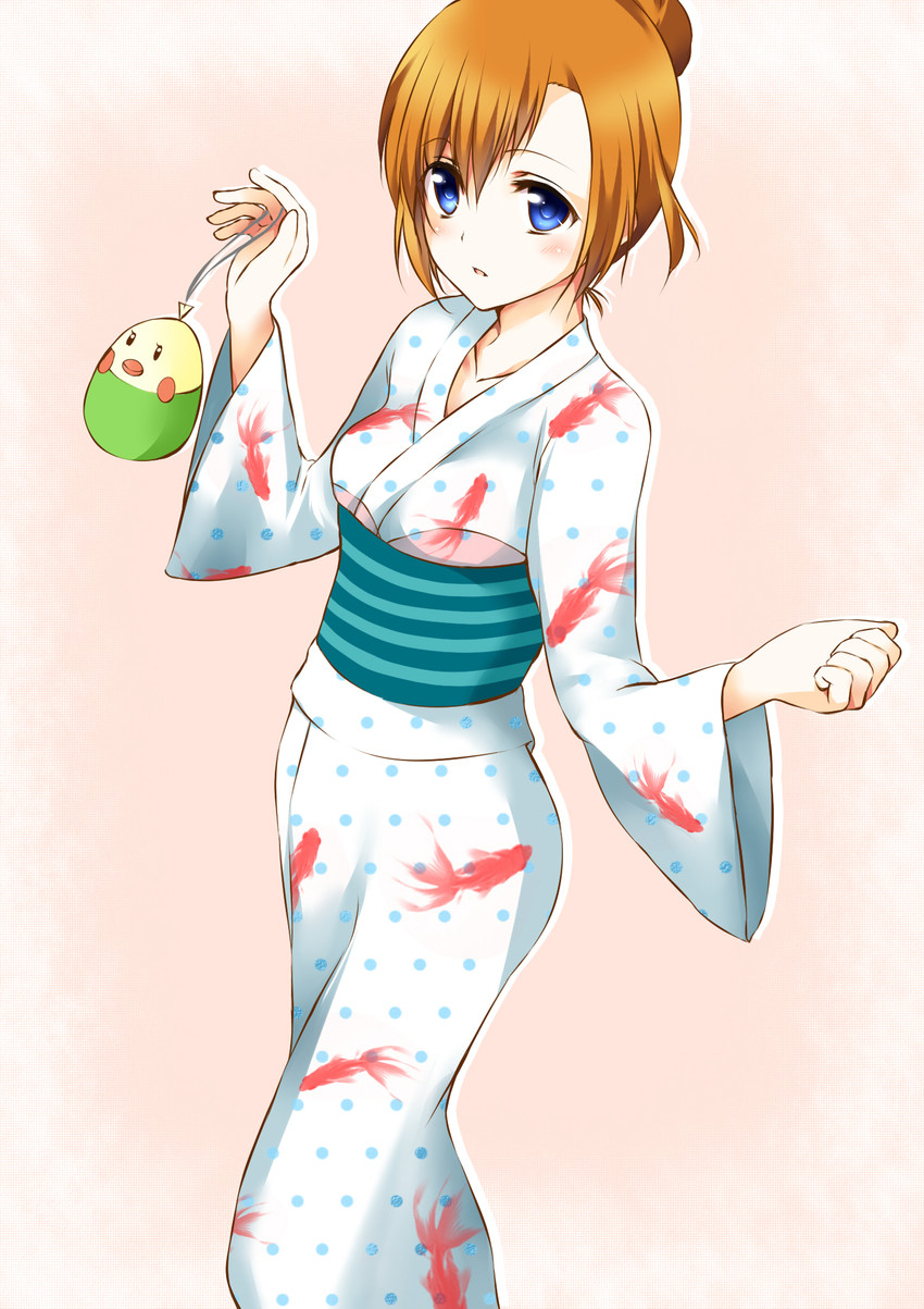 kosaka honoka (love live! and 1 more) drawn by fujisaki_kyouya