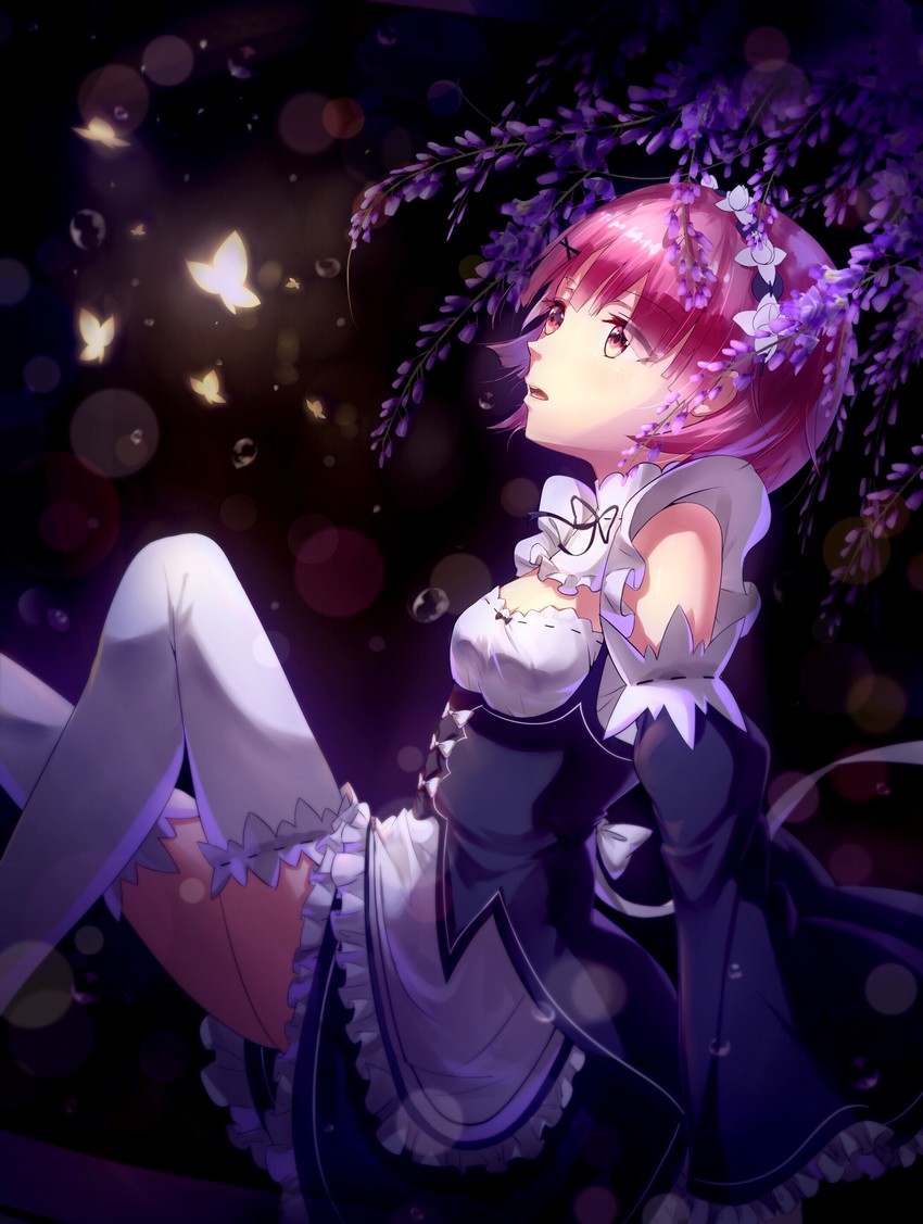 ram (re:zero kara hajimeru isekai seikatsu) drawn by luo_qingyu