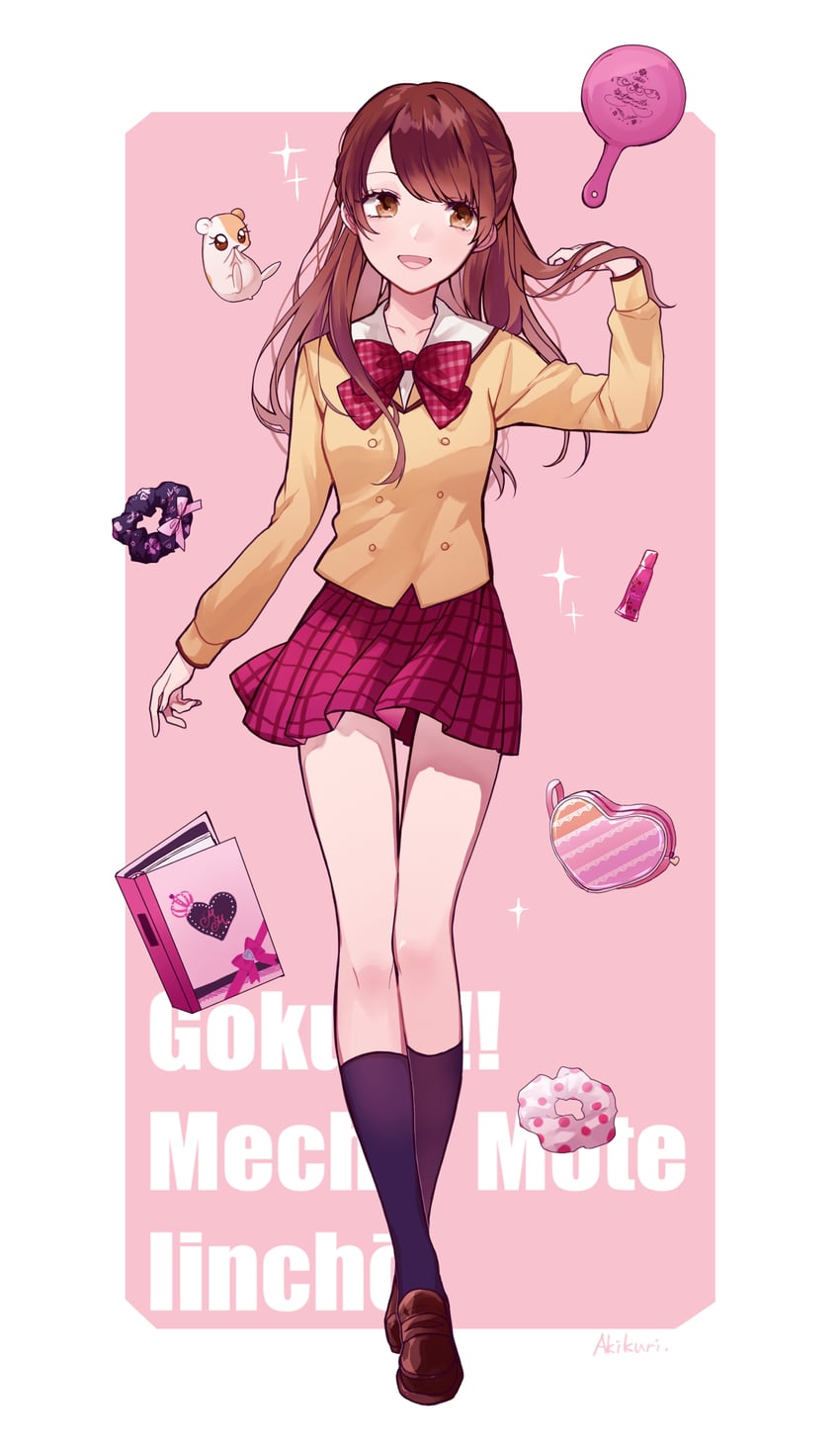 kitagami mimi and temotemo (gokujou!! mecha mote iinchou) drawn by akikuriii