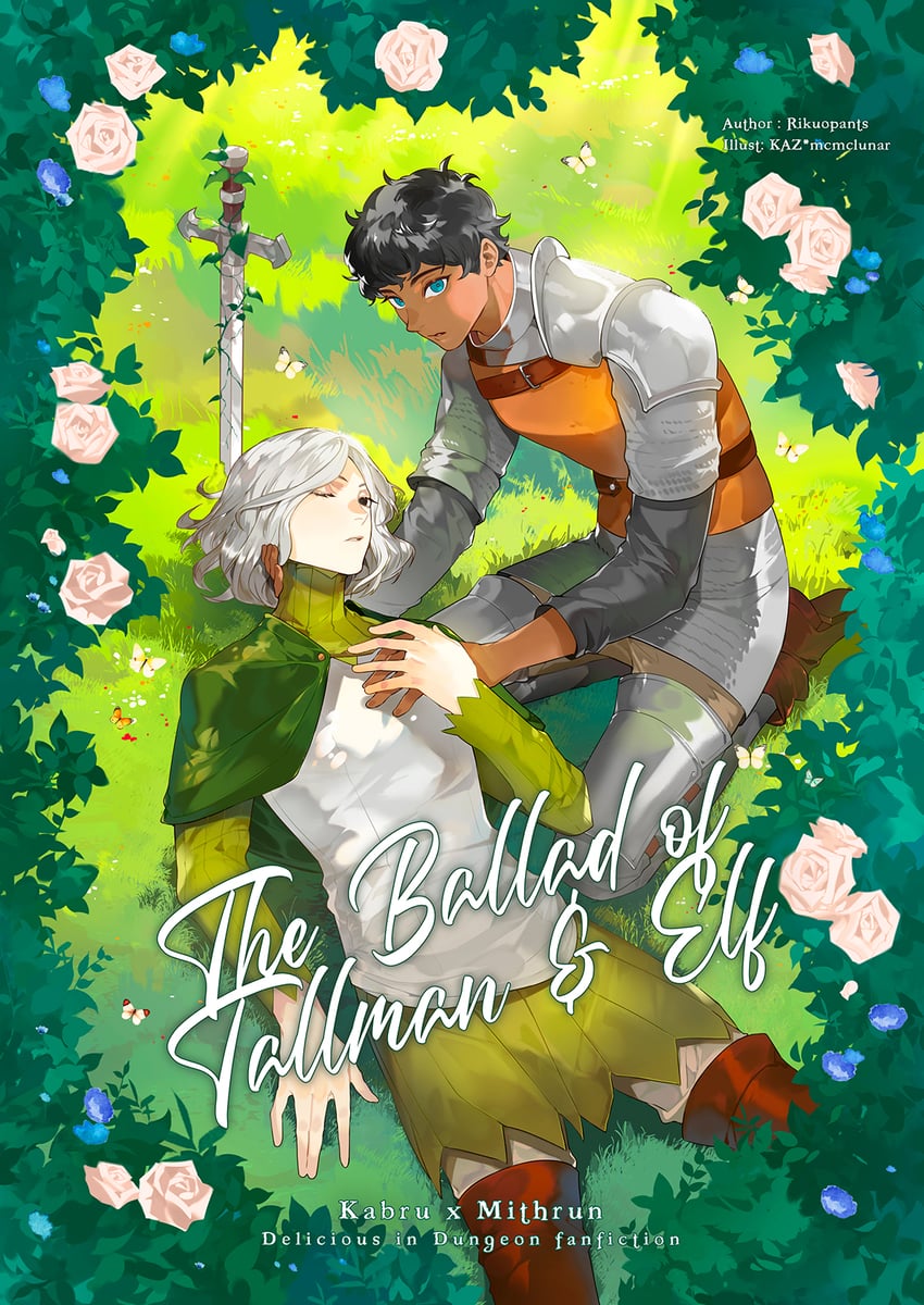 mithrun and kabru (dungeon meshi) drawn by rikuopants