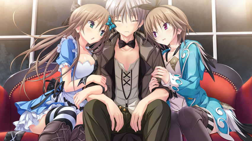 toriumi arisu, toriumi yuuko, and naitou tooru (hapymaher) drawn by koku