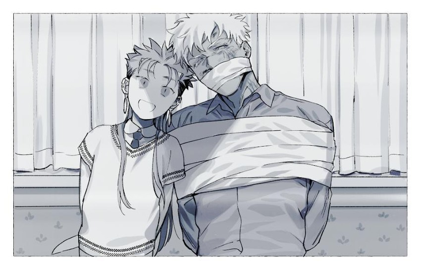 archer and cu chulainn (fate and 2 more) drawn by k29