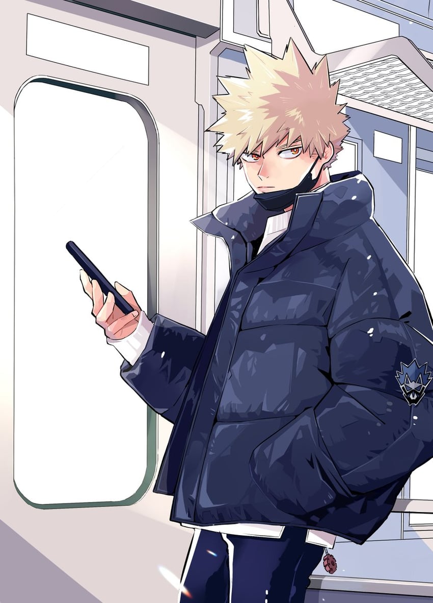 bakugou katsuki and kirishima eijiro (boku no hero academia) drawn by umasara